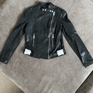 Ralph Lauren Leather Jacket Size 2 NWOT